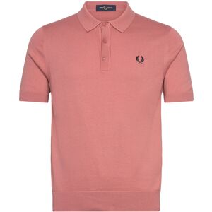 Fred Perry Cotton Knitted Shirt XL Pink XL Fred Perry Cotton Knitted Shirt XL Pink XL