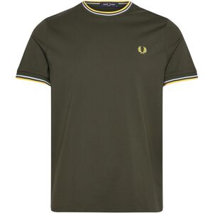Fred Perry Twin Tipped T-Shirt XS Khaki XS Fred Perry Twin Tipped T-Shirt XS Khaki XS