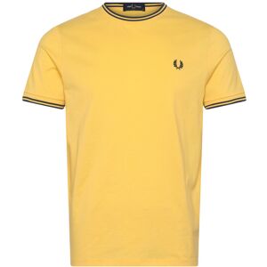 Fred Perry Twin Tipped T-Shirt XS Yellow XS Fred Perry Twin Tipped T-Shirt XS Yellow XS