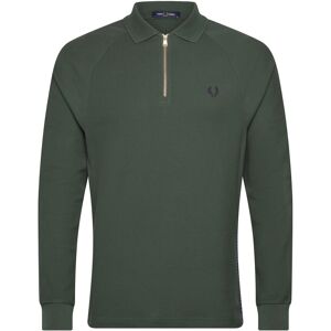 Fred Perry Dash Taped Z/N Polo Shirt XL Green XL Fred Perry Dash Taped Z/N Polo Shirt XL Green XL