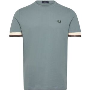 Fred Perry Twin Tipped Cuff T-Shirt L Blue L Fred Perry Twin Tipped Cuff T-Shirt L Blue L