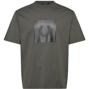 Fred Perry Box Graphic T-Shirt M Khaki M Fred Perry Box Graphic T-Shirt M Khaki M