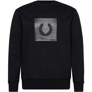 Fred Perry Box Graphic Sweatshirt S Black S Fred Perry Box Graphic Sweatshirt S Black S