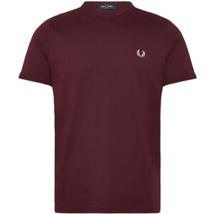 Fred Perry Ringer T-Shirt S Burgundy S Fred Perry Ringer T-Shirt S Burgundy S