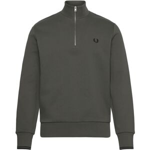Fred Perry Half Zip Sweatshirt S Khaki S Fred Perry Half Zip Sweatshirt S Khaki S