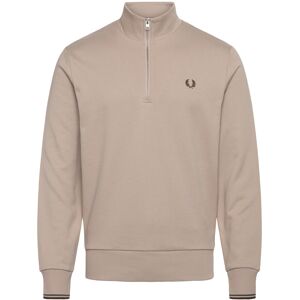 Fred Perry Half Zip Sweatshirt S Beige S Fred Perry Half Zip Sweatshirt S Beige S