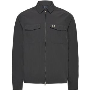 Fred Perry Zip Through Overshirt L Grey L Fred Perry Zip Through Overshirt L Grey L