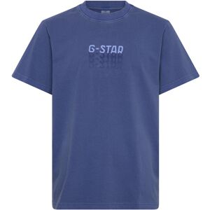 G-Star Multi Logo Overdyed Loose R T XXL Blue XXL G-Star Multi Logo Overdyed Loose R T XXL Blue XXL