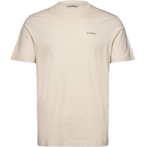 Gabba Gabdune Logo Gots Ss T-Shirt S Cream S Gabba Gabdune Logo Gots Ss T-Shirt S Cream S