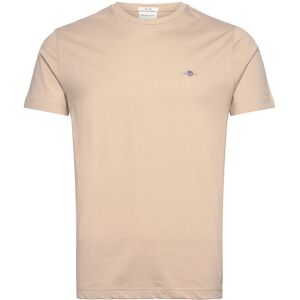 Gant Slim Shield Ss T-Shirt XXL Beige XXL Gant Slim Shield Ss T-Shirt XXL Beige XXL
