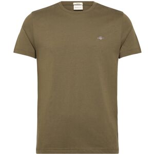 Gant Slim Shield Ss T-Shirt XXXL Khaki XXXL Gant Slim Shield Ss T-Shirt XXXL Khaki XXXL