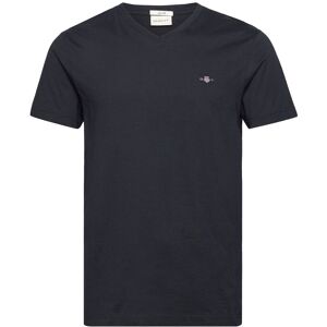 Gant Slim Shield V-Neck T-Shirt L Black L Gant Slim Shield V-Neck T-Shirt L Black L