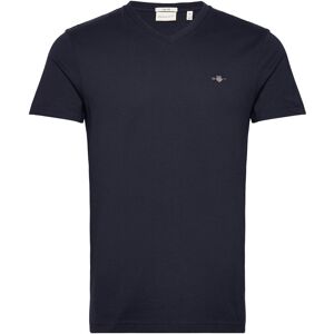 Gant Slim Shield V-Neck T-Shirt XXXL Navy XXXL Gant Slim Shield V-Neck T-Shirt XXXL Navy XXXL