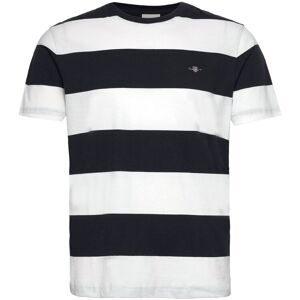 Gant Bar Stripe Ss T-Shirt M White M Gant Bar Stripe Ss T-Shirt M White M