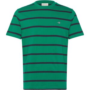 Gant Striped Ss T-Shirt M Green M Gant Striped Ss T-Shirt M Green M