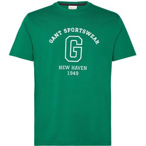 Gant Graphic Ss T-Shirt S Green S Gant Graphic Ss T-Shirt S Green S