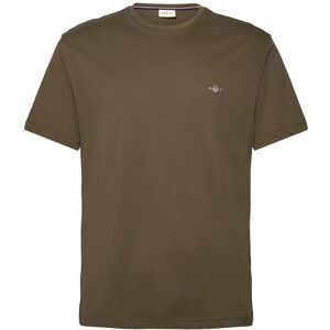 Gant Shield Logo Ss T-Shirt XL Khaki XL Gant Shield Logo Ss T-Shirt XL Khaki XL