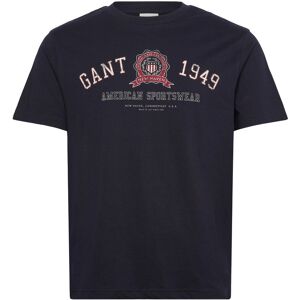 Gant Graphic Ss T-Shirt XXXL Navy XXXL Gant Graphic Ss T-Shirt XXXL Navy XXXL