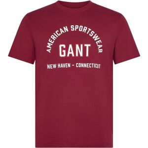 Gant Printed Graphic Ss T-Shirt S Red S Gant Printed Graphic Ss T-Shirt S Red S