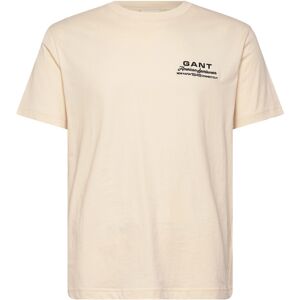 Gant Small Graphic Ss Tshirt XXXL Cream XXXL Gant Small Graphic Ss Tshirt XXXL Cream XXXL
