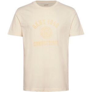 Gant Tonal Print Ss Tshirt XXXL Cream XXXL Gant Tonal Print Ss Tshirt XXXL Cream XXXL