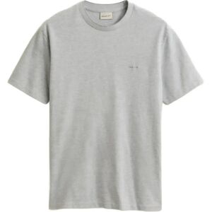 Gant 2 Tone Pique Ss Tshirt M Grey M Gant 2 Tone Pique Ss Tshirt M Grey M
