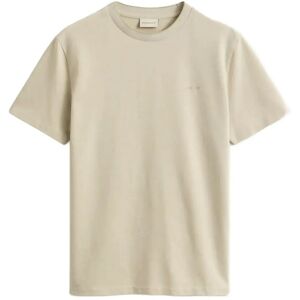 Gant 2 Tone Pique Ss Tshirt XXXL Beige XXXL Gant 2 Tone Pique Ss Tshirt XXXL Beige XXXL