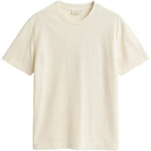 Gant Washed Slub Ss Tshirt M Cream M Gant Washed Slub Ss Tshirt M Cream M