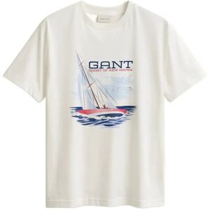 Gant Graphic Ss Tshirt XL White XL Gant Graphic Ss Tshirt XL White XL