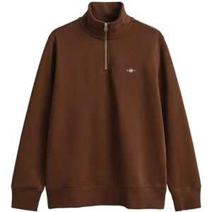 Gant Reg Shield Half Zip Sweat M Brown M Gant Reg Shield Half Zip Sweat M Brown M