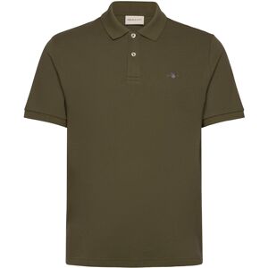 Gant Textured Polo XL Khaki XL Gant Textured Polo XL Khaki XL