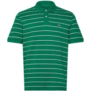 Gant Striped Ss Polo M Green M Gant Striped Ss Polo M Green M