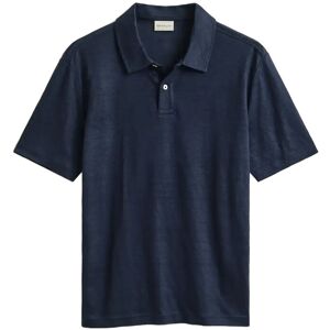 Gant Linen Ss Polo S Blue S Gant Linen Ss Polo S Blue S