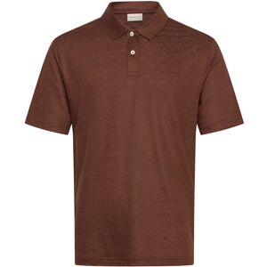 Gant Linen Ss Polo M Brown M Gant Linen Ss Polo M Brown M
