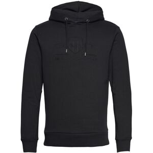 Gant Reg Tonal Shield Hoodie M Black M Gant Reg Tonal Shield Hoodie M Black M