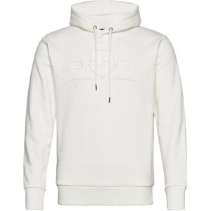 Gant Reg Tonal Shield Hoodie M White M Gant Reg Tonal Shield Hoodie M White M