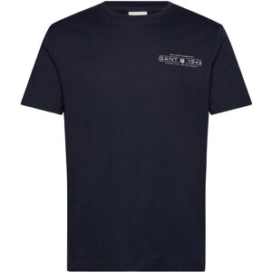 Gant Printed Graphic Ss T-Shirt S Navy S Gant Printed Graphic Ss T-Shirt S Navy S