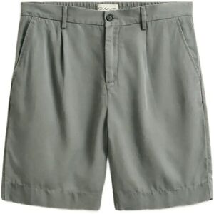 Gant Reg Lyocell Shorts 32 Grey 32 Gant Reg Lyocell Shorts 32 Grey 32