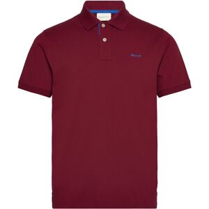Gant Contrast Polo Shirt S Burgundy S Gant Contrast Polo Shirt S Burgundy S