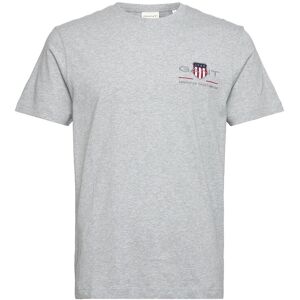 Gant Reg Archive Shield Emb Ss T-Shirt S Grey S Gant Reg Archive Shield Emb Ss T-Shirt S Grey S