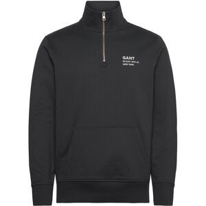 Gant Small Graphic Half Zip Sweat L Black L Gant Small Graphic Half Zip Sweat L Black L