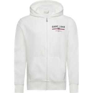 Gant Graphic Full Zip Hoodie XXXL White XXXL Gant Graphic Full Zip Hoodie XXXL White XXXL
