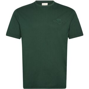Gant Reg Tonal Shield Ss T-Shirt S Green S Gant Reg Tonal Shield Ss T-Shirt S Green S