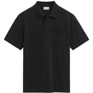 Gant Reg Tonal Shield Ss Polo XL Black XL Gant Reg Tonal Shield Ss Polo XL Black XL