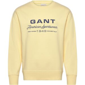 Gant Spray Graphic C-Neck XL Yellow XL Gant Spray Graphic C-Neck XL Yellow XL