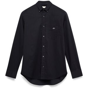 Gant Reg Poplin Shirt XXXL Black XXXL Gant Reg Poplin Shirt XXXL Black XXXL