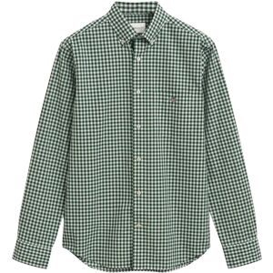 Gant Reg Classic Poplin Gingham Shirt XXXL Green XXXL Gant Reg Classic Poplin Gingham Shirt XXXL Green XXXL