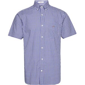 Gant Reg Poplin Gingham Ss Shirt M Blue M Gant Reg Poplin Gingham Ss Shirt M Blue M