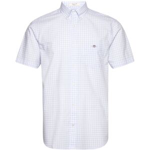 Gant Reg Poplin Gingham Ss Shirt L Blue L Gant Reg Poplin Gingham Ss Shirt L Blue L