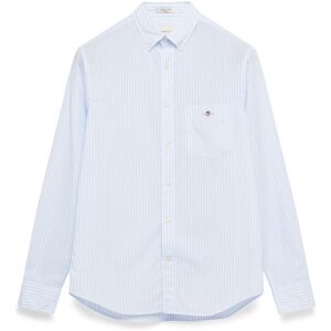 Gant Reg Classic Poplin Stripe Shirt XXXL Blue XXXL Gant Reg Classic Poplin Stripe Shirt XXXL Blue XXXL